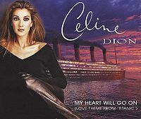 Обложка сингла «My Heart Will Go On» (Селин Дион, 1997)
