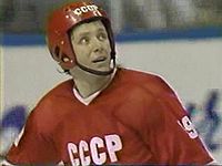 Михаил Варнаков во время 1-й игры «Рандеву-87»