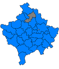 Косовска Митровица на карте