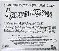 Обложка сингла «Dope Hat» (Marilyn Manson, 1995)