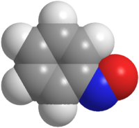 Нитрозобензол: вид молекулы