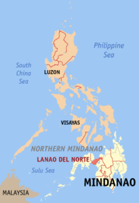 Северный Ланао на карте