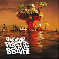 Обложка альбома «Plastic Beach» (Gorillaz, 2010)