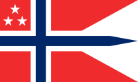 Rank Flag of a Vice Admiral of the Royal Norwegian Navy.svg