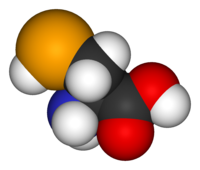 Селеноцистеин: вид молекулы