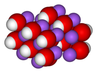 Гидроксид натрия: вид молекулы