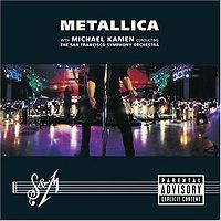 Обложка альбома «S&M» (Metallica, 1999)