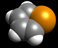 Теллурофен: вид молекулы