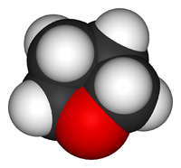 Тетрагидрофуран: вид молекулы