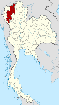 Чиангмай, карта
