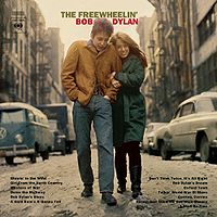 Обложка альбома «The Freewheelin’ Bob Dylan» (Боба Дилана, 1963)
