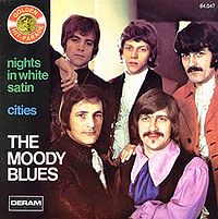 Обложка сингла «Nights in White Satin» (The Moody Blues, 1967)