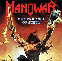 Обложка альбома «The Triumph of Steel» (Manowar, 1992)