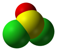 Тионилхлорид: вид молекулы