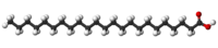 Трикозановая кислота: вид молекулы