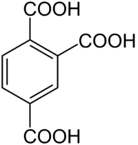 Тримеллитовая кислота: химическая формула