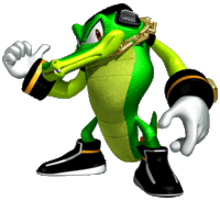 Крокодил Вектор в игре «Sonic Heroes»