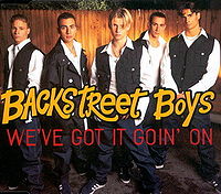 Обложка сингла «We've got it goin' on» (Backstreet Boys, 1995)