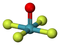 Оксид-тетрафторид ксенона: вид молекулы