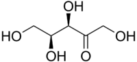Ксилулоза: химическая формула