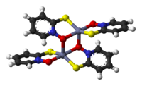 Цинк пиритион: вид молекулы