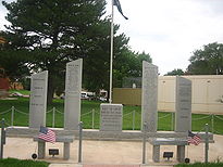 Veterans Memorial at Donley County, TX, Courthouse Picture 2162.jpg