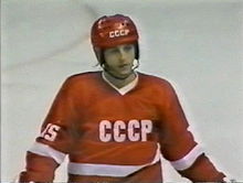Андрей Хомутов во время 2-й игры «Рандеву-87»