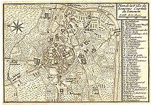 План города Лимож, выполненный в 1765 году