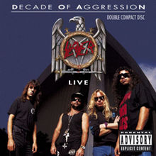 Обложка альбома «Decade of Aggression» (Slayer, 1991)
