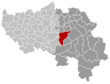 Местоположение Тё (Бельгия)