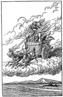 Thor and Loki in the Chariot by H. L. M.jpg