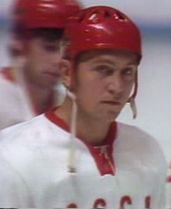 Владимир Шадрин перед началом 2-й игры Суперсерии СССР — Канада 1972 года
