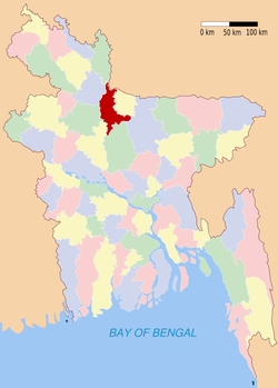 Джамалпур на карте