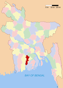 Пироджпур на карте