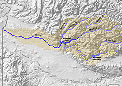 Схема бассейна реки Бойсе