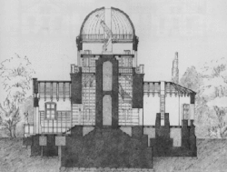 План строения обсерватории (1861 год)