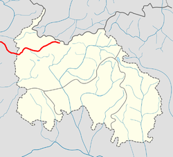 Джоджора с Джочиарой на карте Южной Осетии