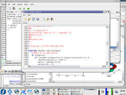 Скриншот FreeMat в ОС Linux