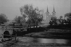 Река Харьяпеа в 1889 году