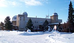 обсерватория зимой 2010 года