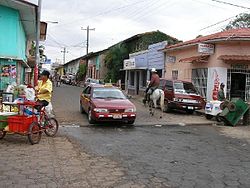Одна из улиц Хуигальпы