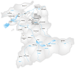 Бургдорф (округ) на карте