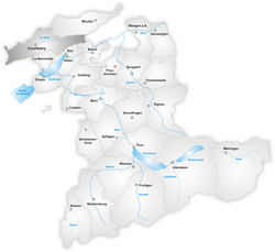 Куртелари (округ) на карте