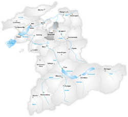 Фраубруннен (округ) на карте