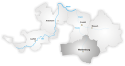 Вальденбург (округ) на карте