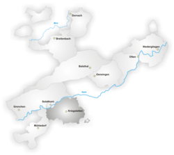 Вассерамт (округ) на карте