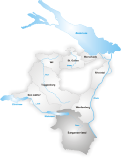 Зарганзерланд (избирательный округ) на карте
