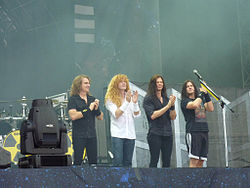 Megadeth после концерта в 2010 году