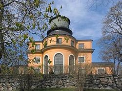 Здание 18-го века Стокгольмской обсерватории