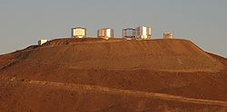 VLT телескопы на Паранале